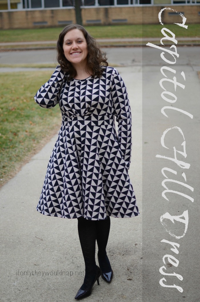 Capitol Hill Dress for the Sew Fab sale!