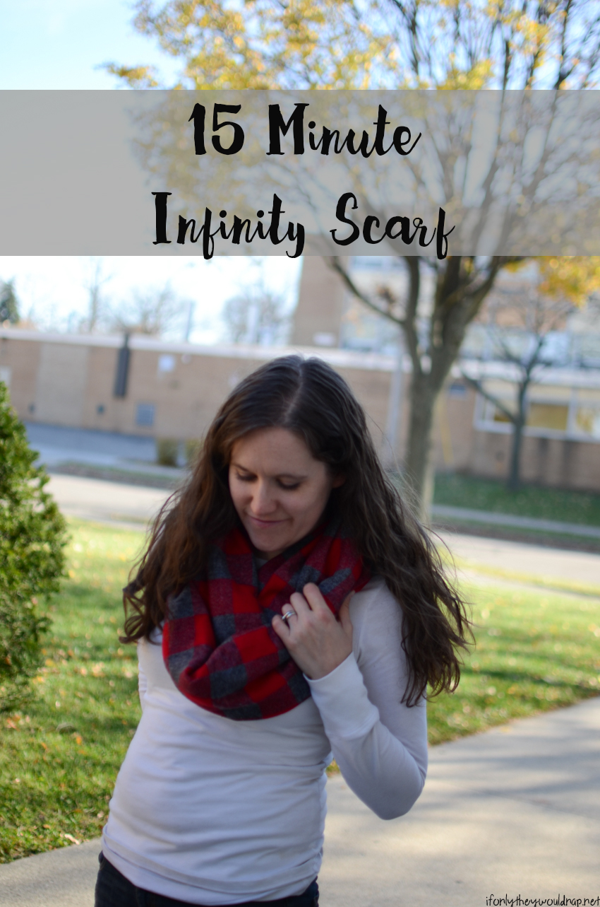 15 minute infinity scarf