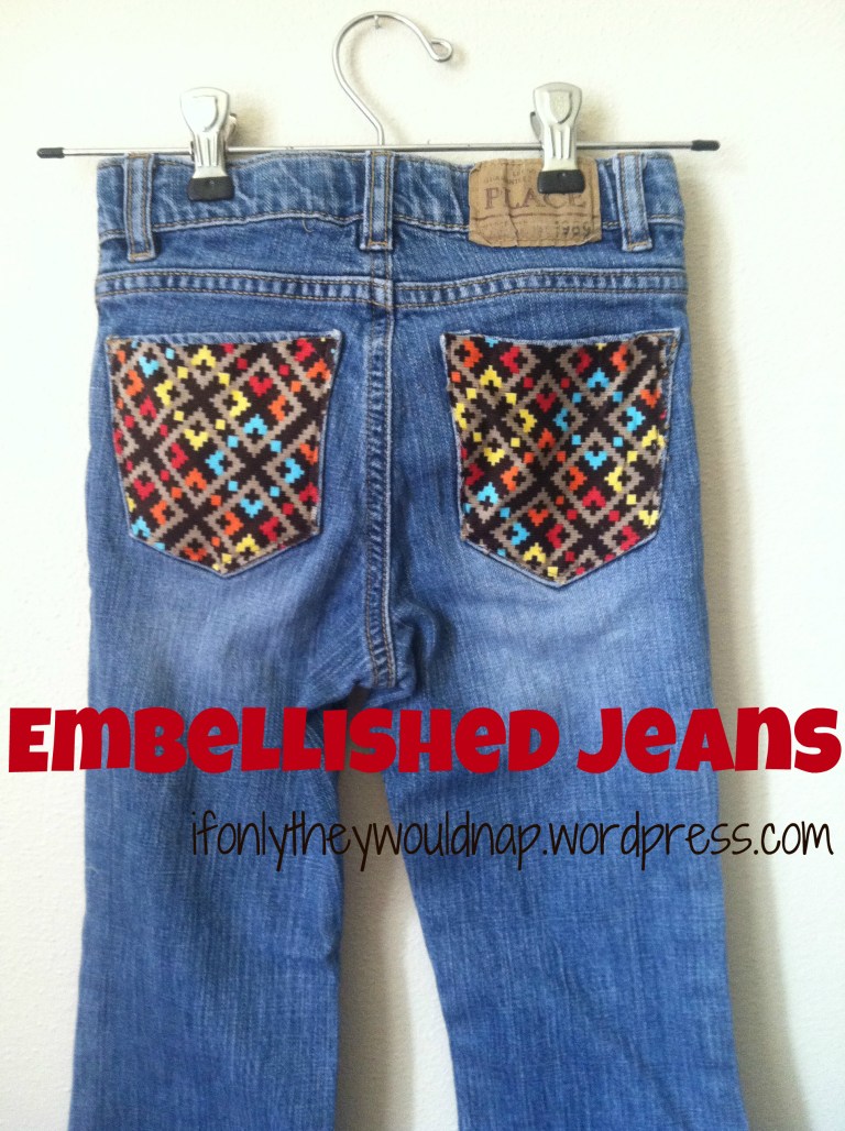 How to Embellish Jeans: a Quick Tutorial