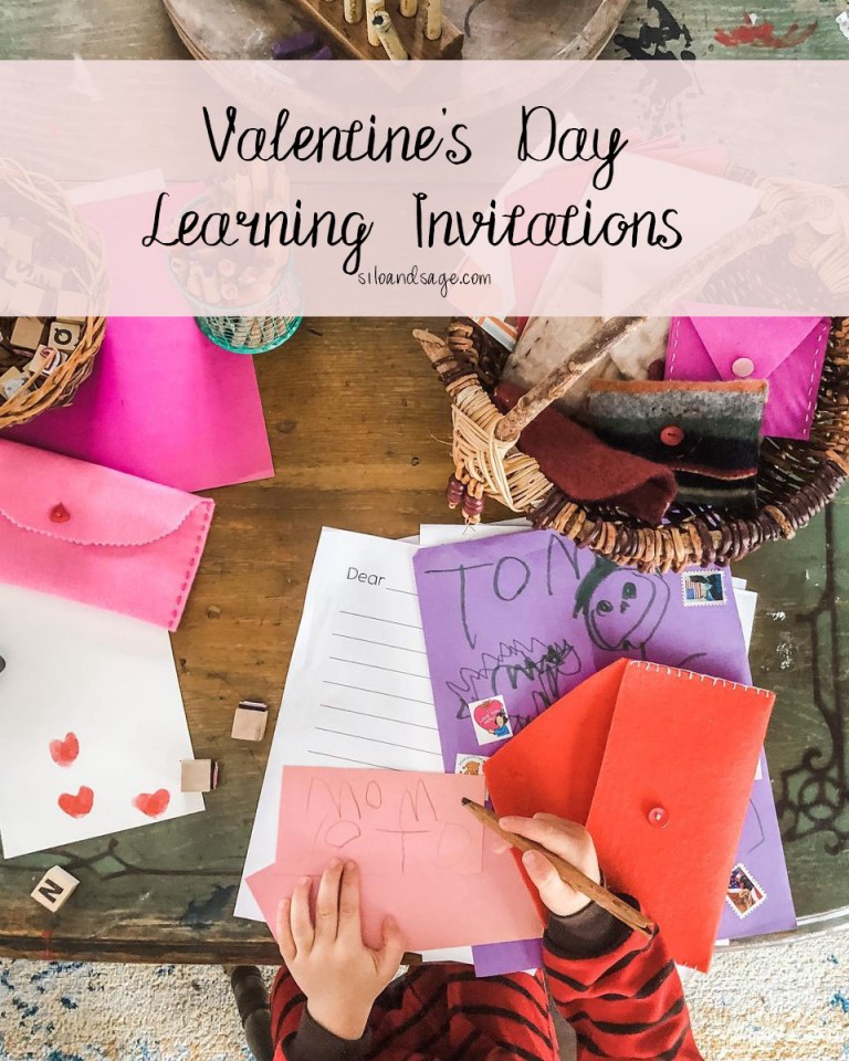 Valentine’s Day Learning Invitations