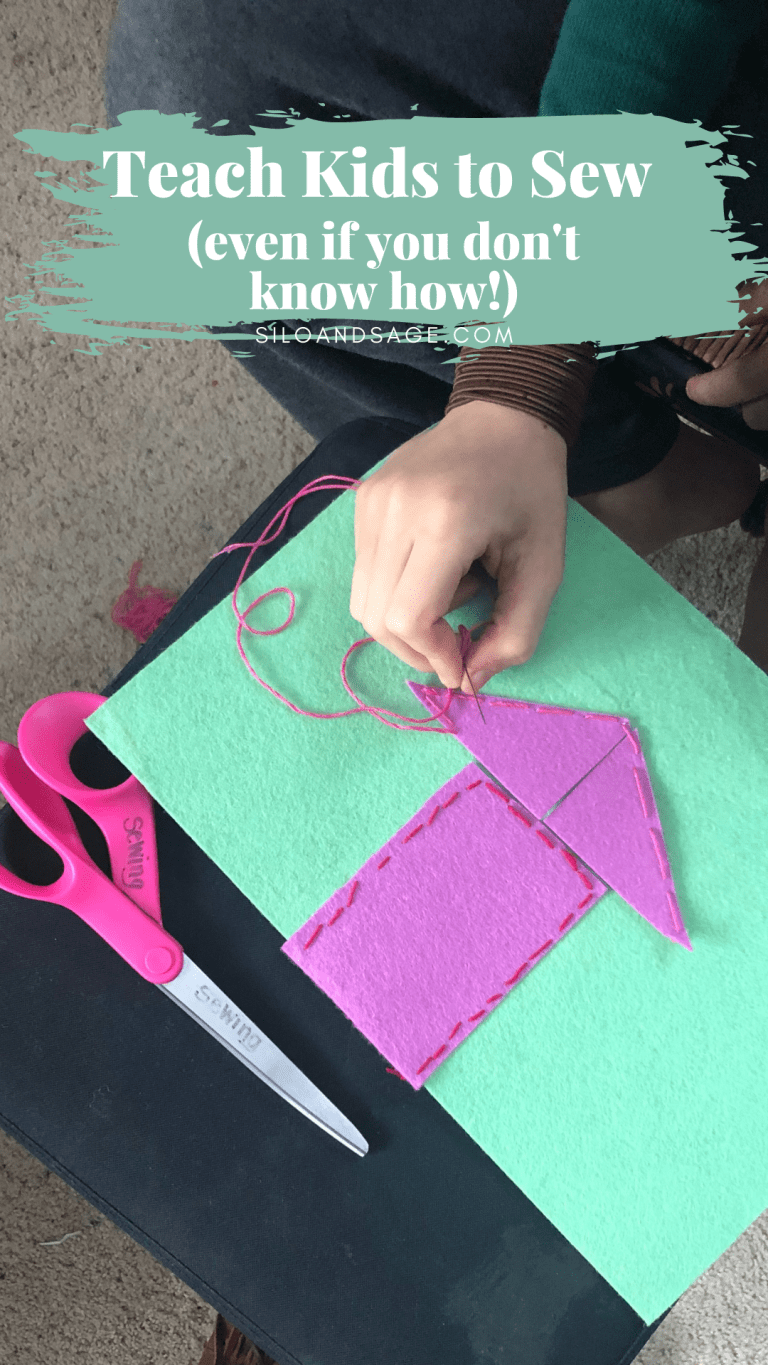 Teach Kids to Sew (even if YOU don’t know how!)