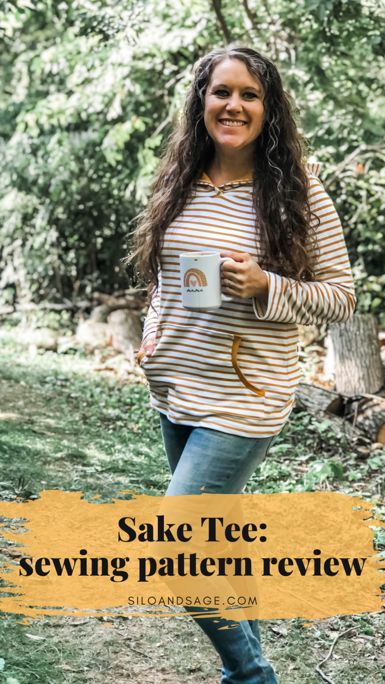 Sake Tee (sweatshirt): sewing for women pattern review
