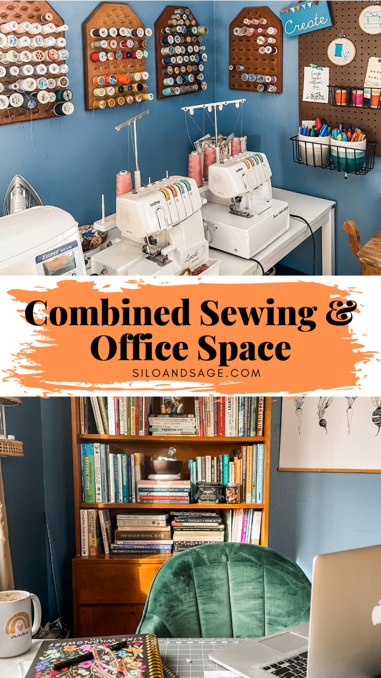Combined Sewing Room and Office Space