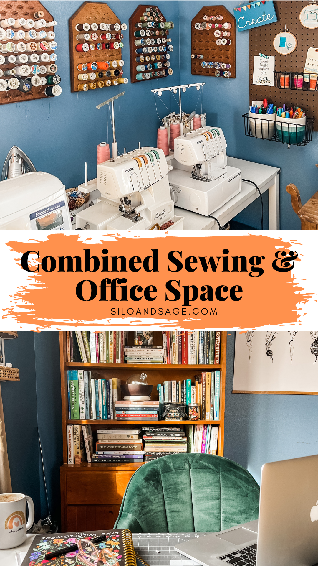 Combined sewing and office space
