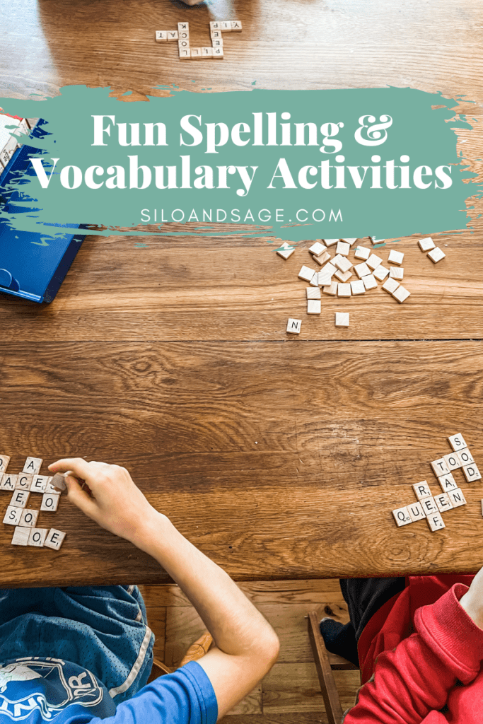 Fun Spelling and Vocabulary Activities