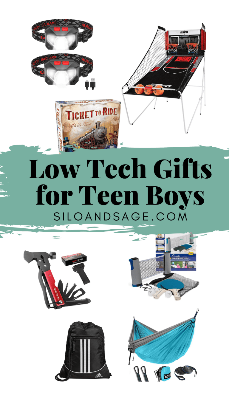 Gifts for Teen Boys (Low Tech!)