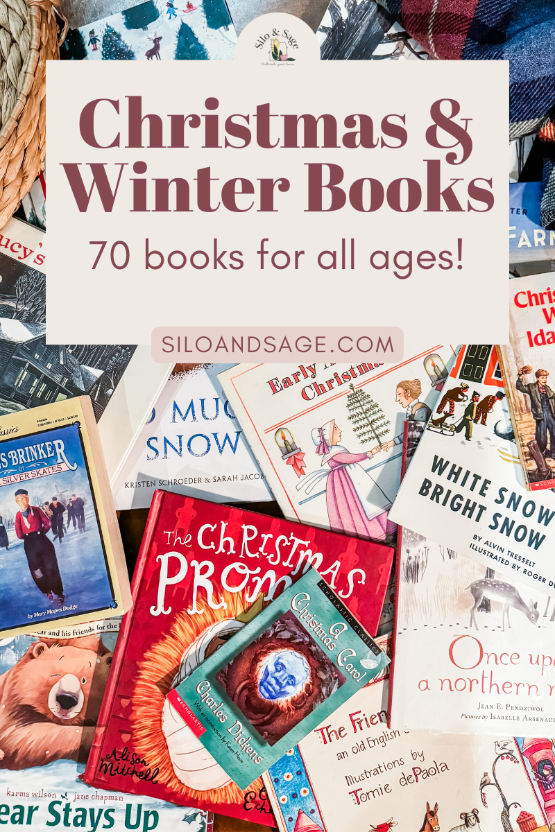 Christmas and Winter Books with Free Printable Lists - Silo & Sage